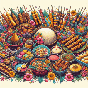Mewarnai Gambar Makanan Tradisional Indonesia: Menggali Keindahan Budaya