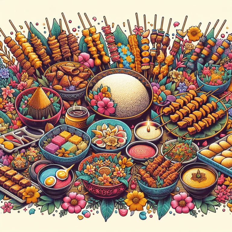 Mewarnai Gambar Makanan Tradisional Indonesia: Menggali Keindahan Budaya